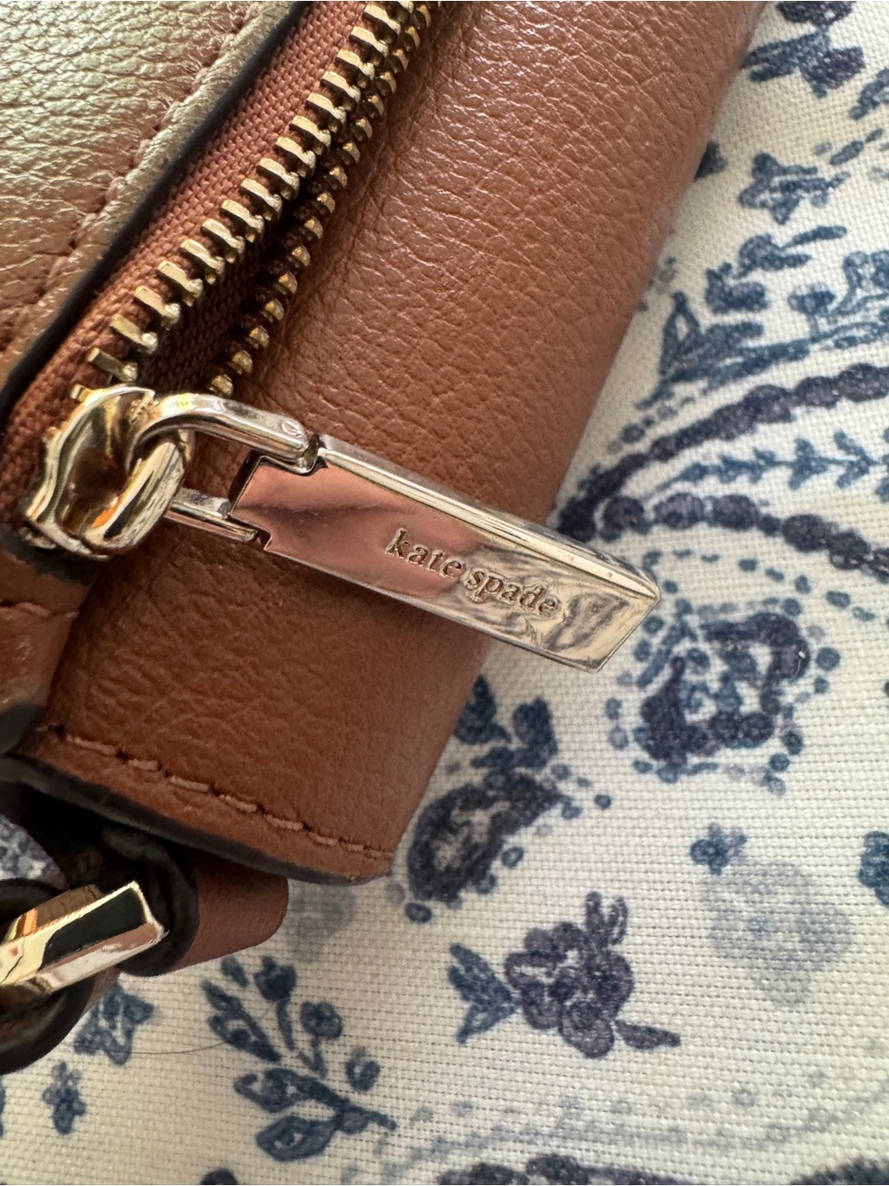 kate spade tan leather saddle crossbody - Picture 5 of 10